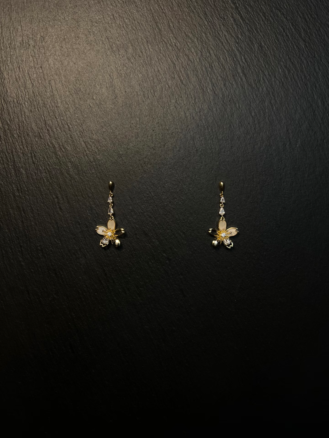 Dewdeop 晨露花瓣 Vintage 中古耳饰