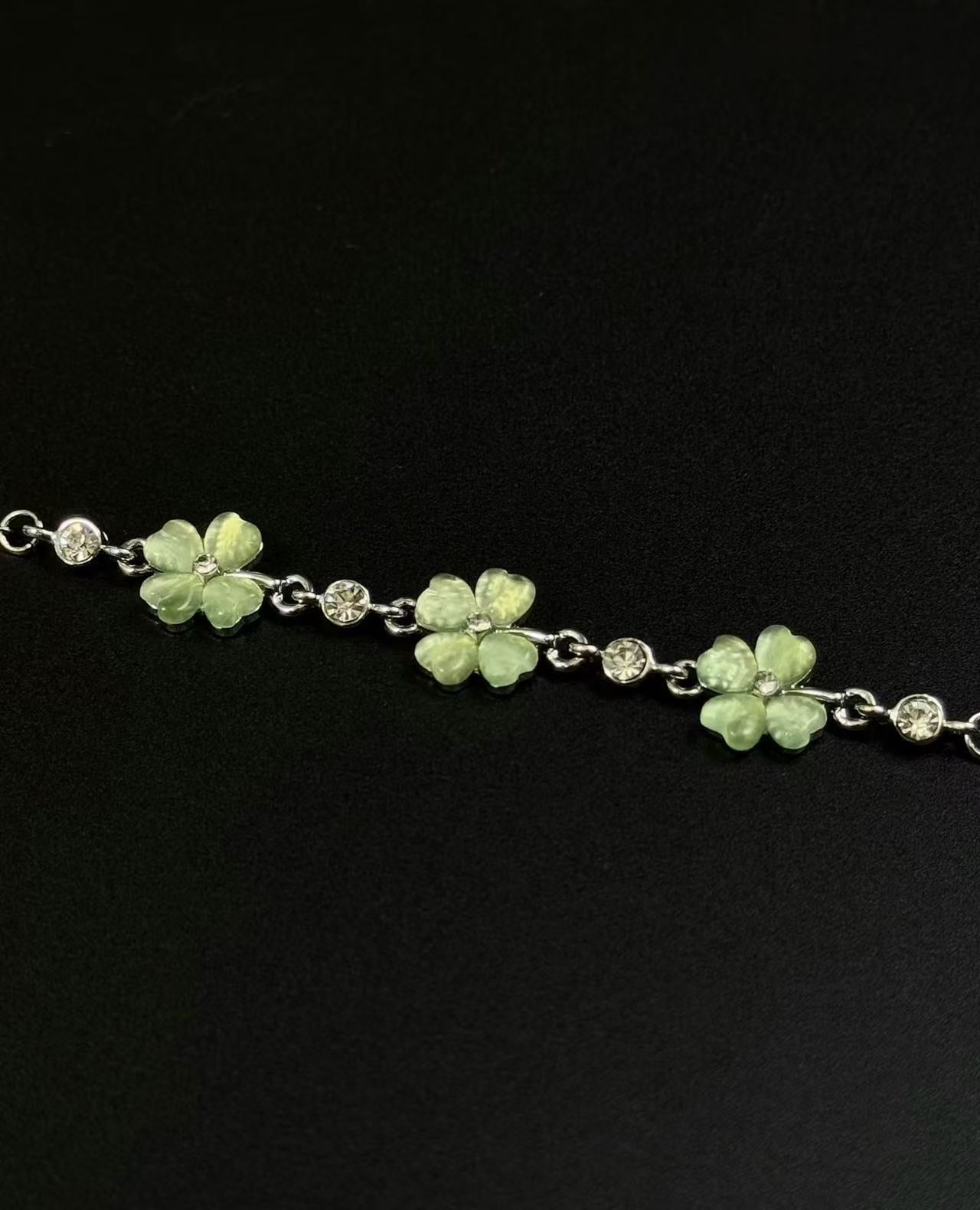 「Four-leaf clover」猫眼四叶草｜手链