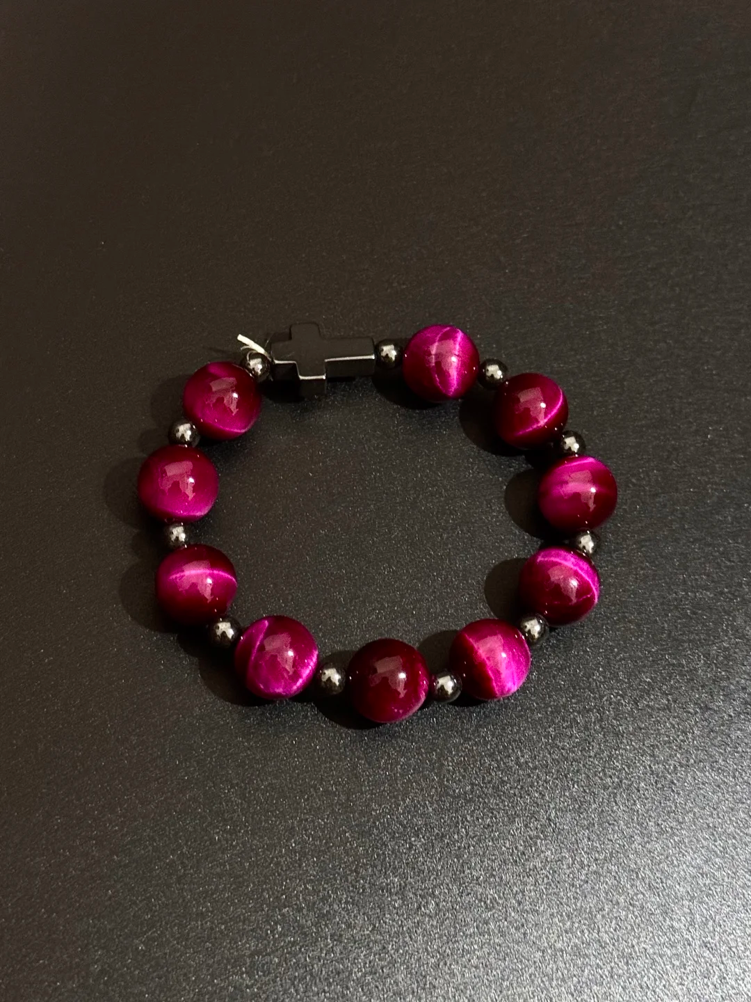 「Rosa Tigeraugen」粉虎眼｜手链