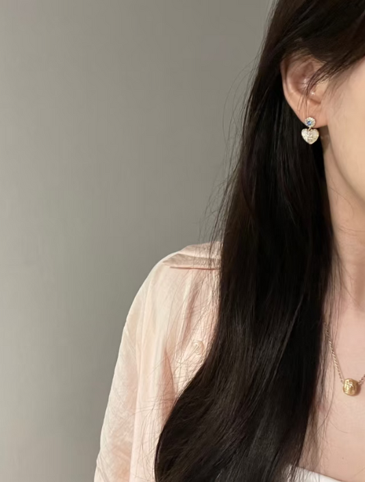 AvoStudio银针耳饰Rhapsody蓝星芒心复古女生耳饰