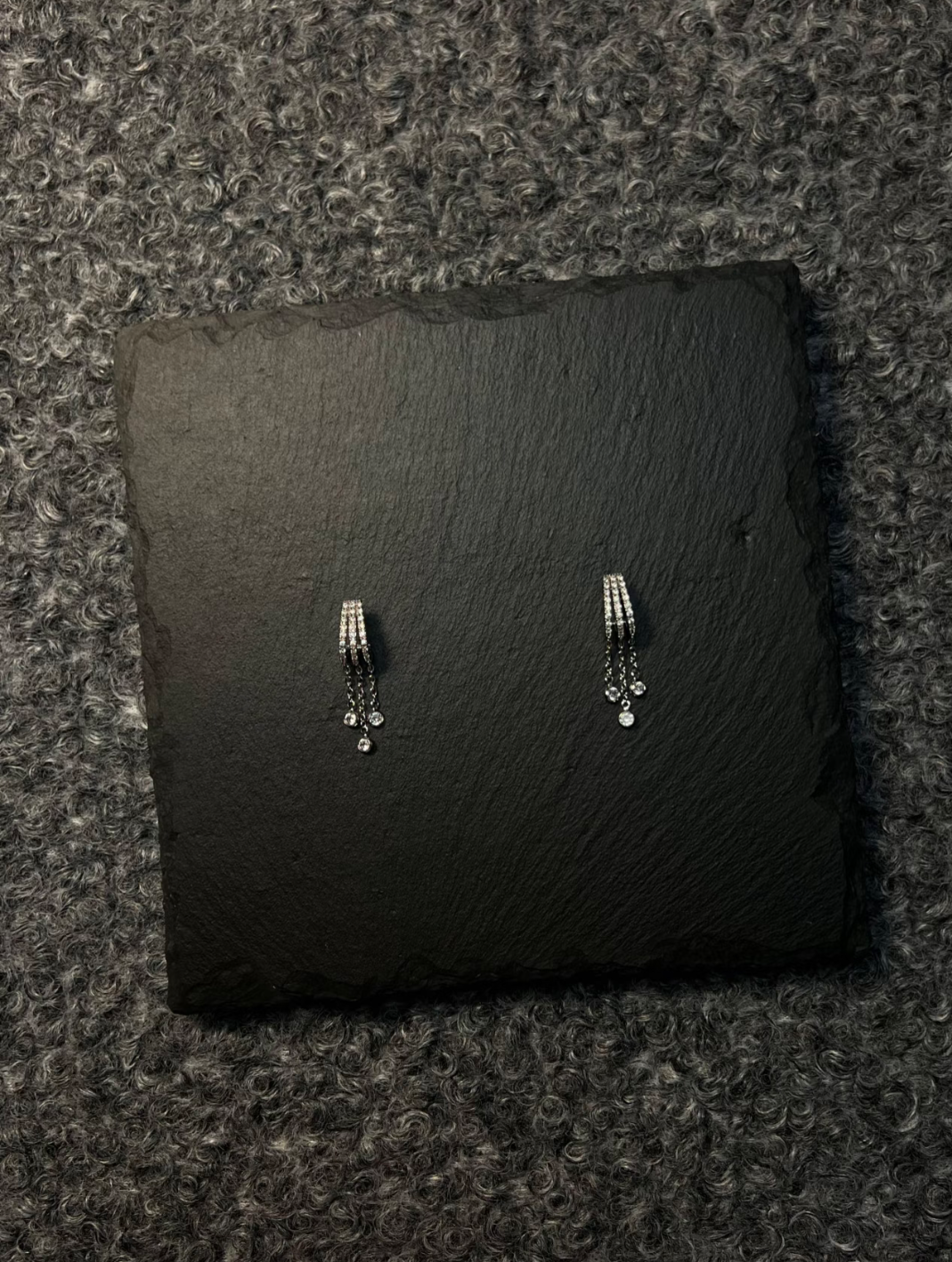 Diamond - Chain Tassel Ear Cuffs