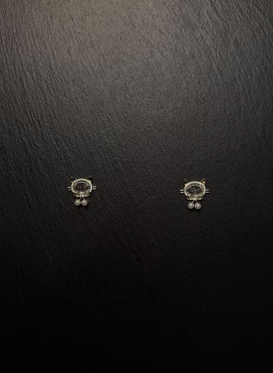 AvoStudio 中古耳饰Serenade晨露喵呜 Vintage